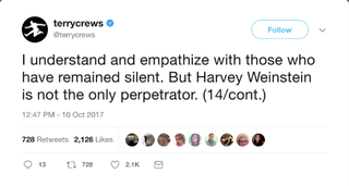 Illustration for article titled Terry Crews Says He Was a Victim of a Hollywood Male Sexual Predator, Tells His Story on Twitter